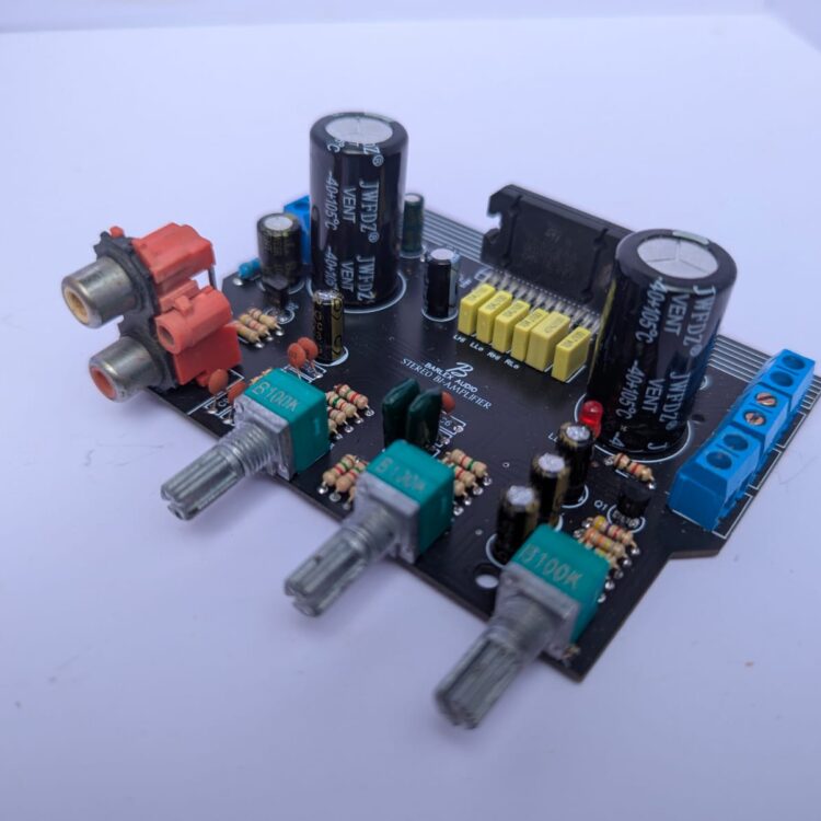 TDA7388 4-Channel Audio Amplifier Board with Tone Control